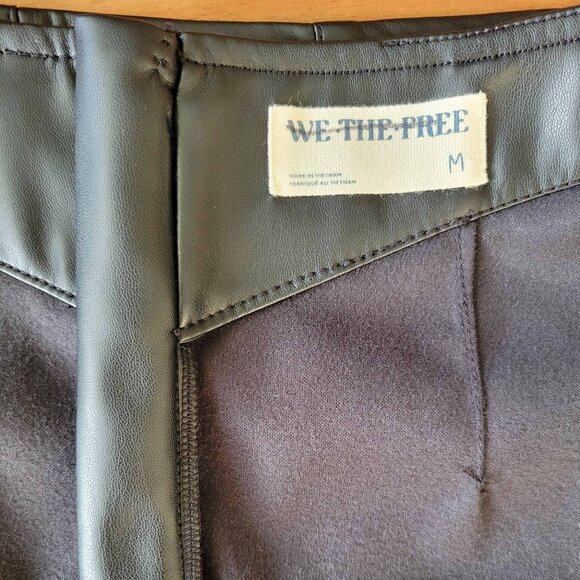 NWOT Free People We The Free Size M Keep It Brief Vegan Leather Micro Shorts - Picture 5 of 7